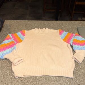 Thml boutique bubble sleeve sweater